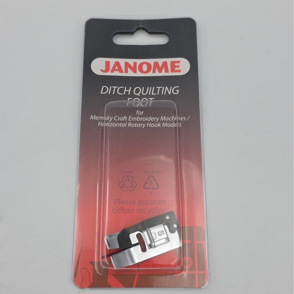 Janome Sewing Machine Stitch N Ditch Quilting Foot New 200341002